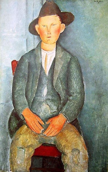 Amedeo Modigliani Junger Bauer Spain oil painting art
